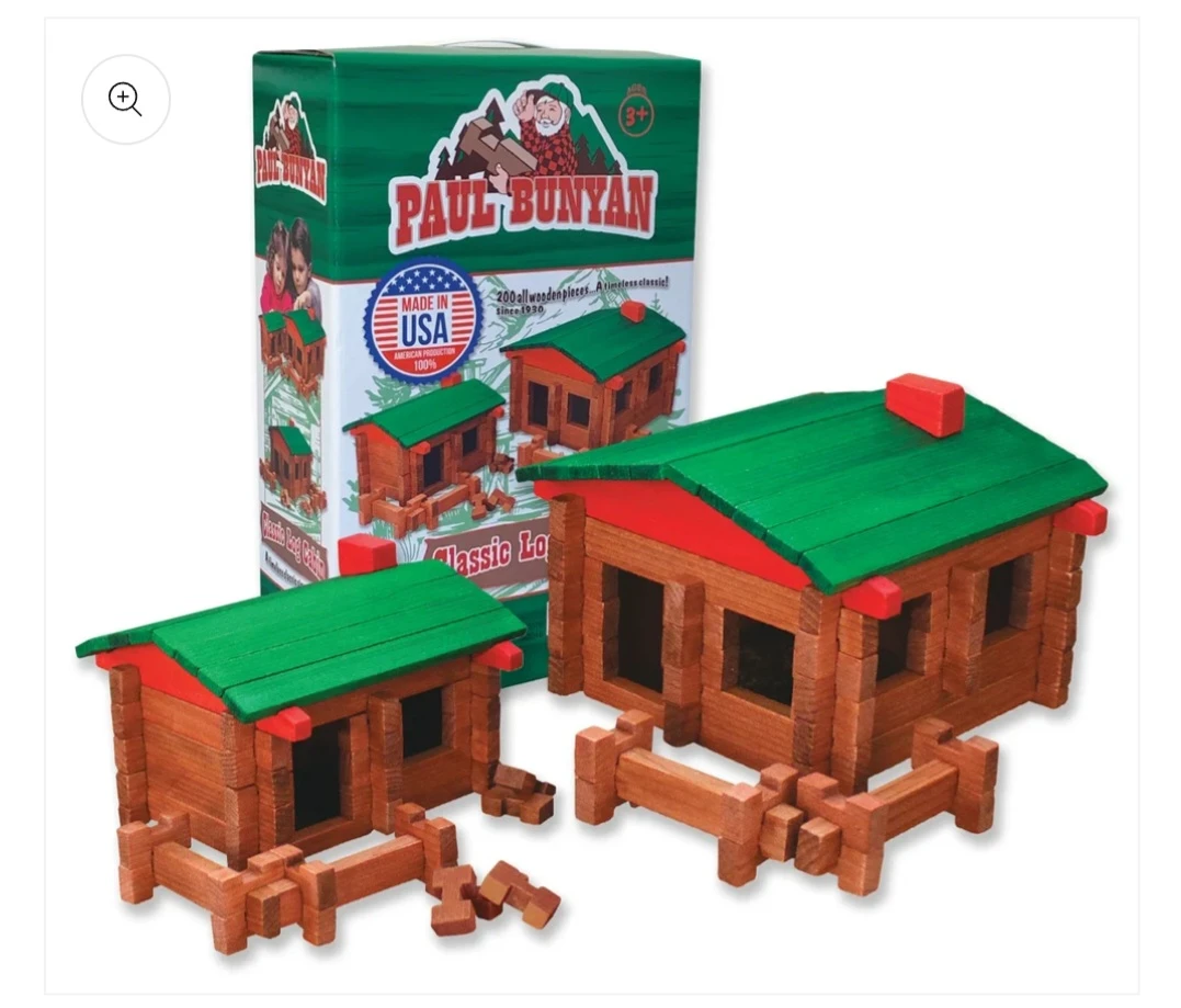 Paul Bunyan Classic Log Cabin Building Set - photo 2