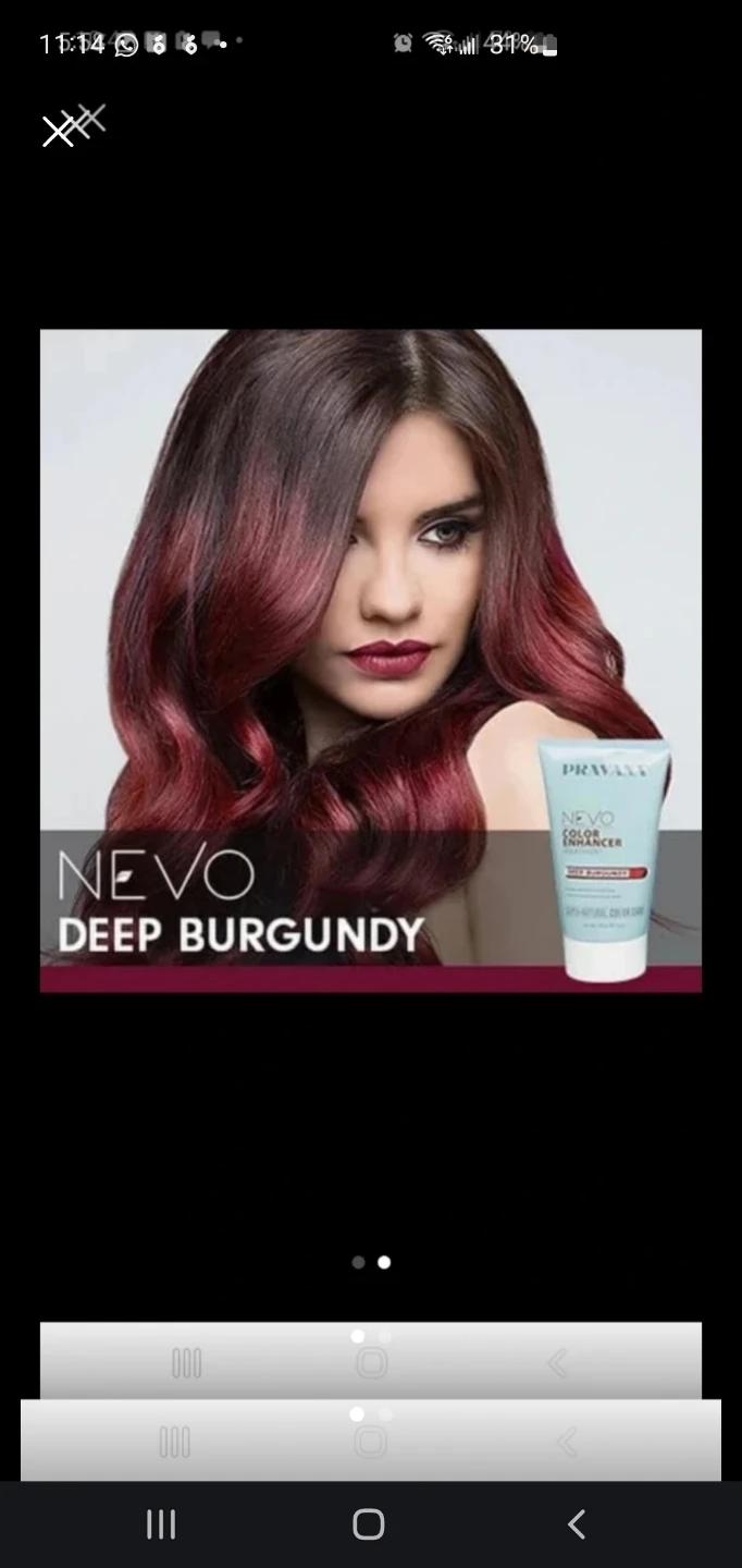 Pravana Nevo Color Enhancer Treatment - Deep Burgundy🏈🏈🏈 - photo 2