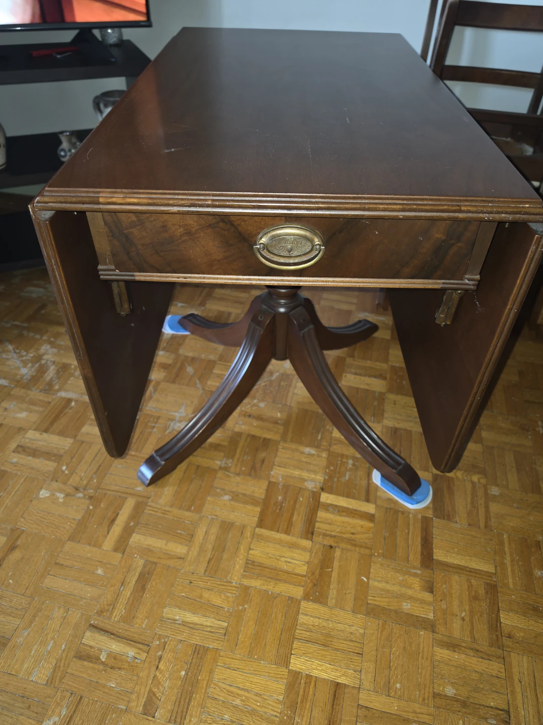 Drop Leaf Dining Table and Chairs Set