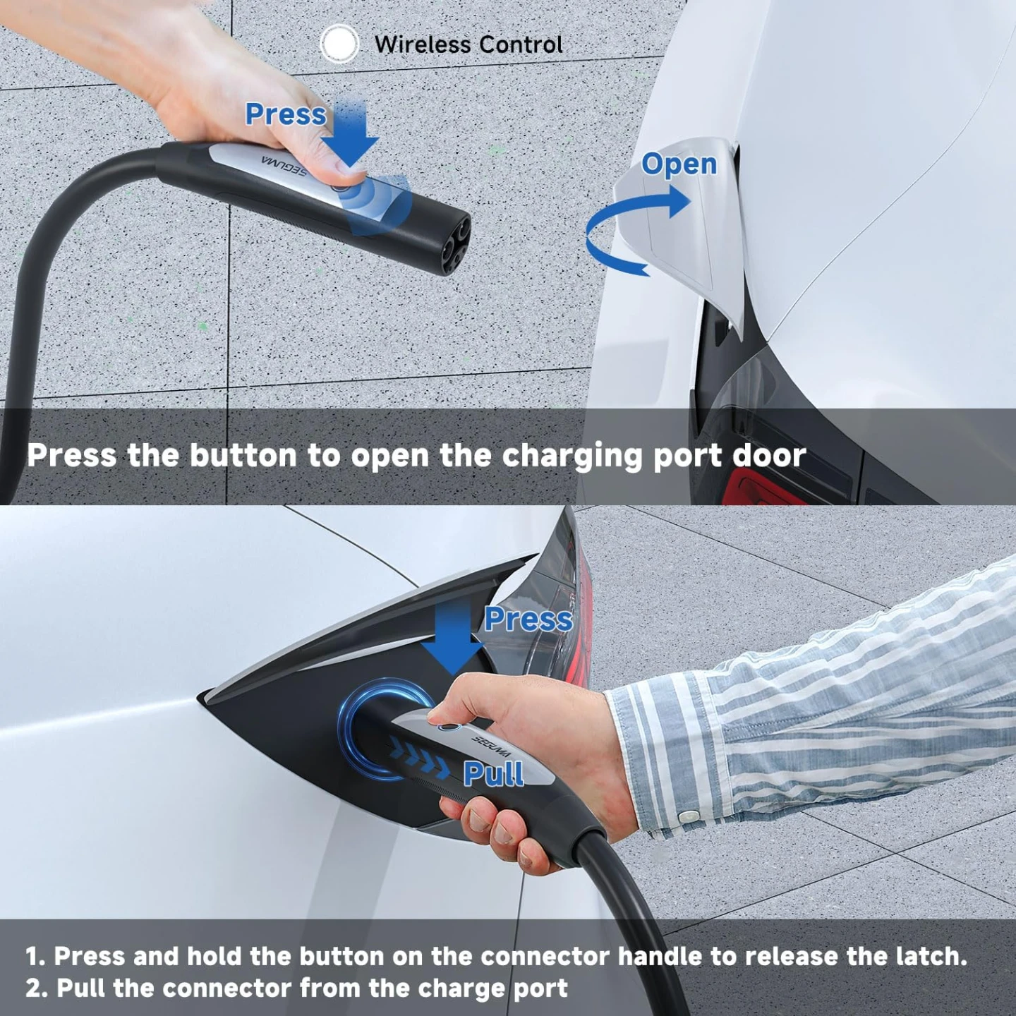 SEGUMA Level 2 EV Charger for Tesla, 32A - photo 4