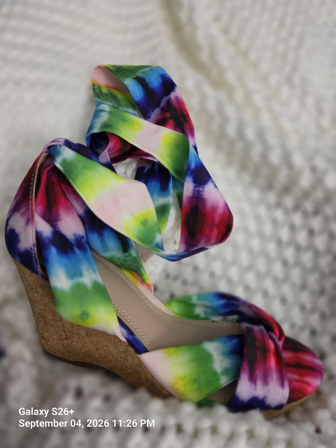 Impo Tie-Dye Wedge Sandals - photo 2