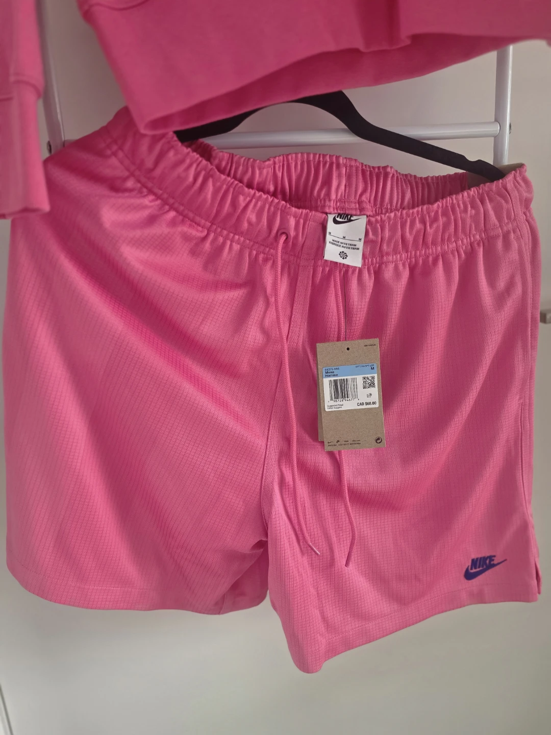 Nike Pink Crewneck and Shorts Set - photo 3