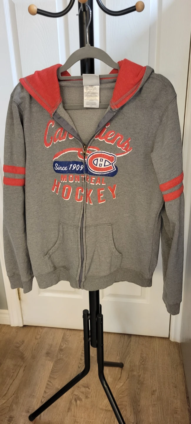 Montreal Canadiens Full-Zip Hoodie sz lg