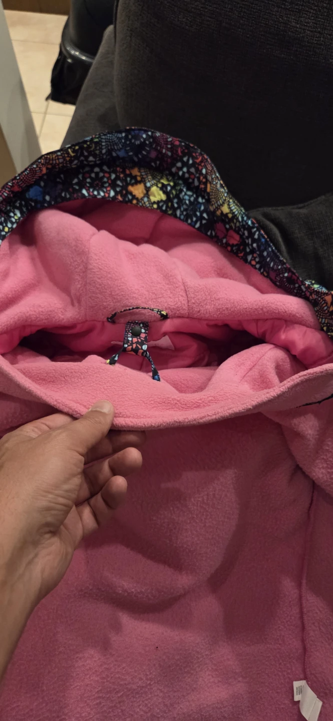 Colorful Patterned Girls Winter Jacket with pants - photo 4