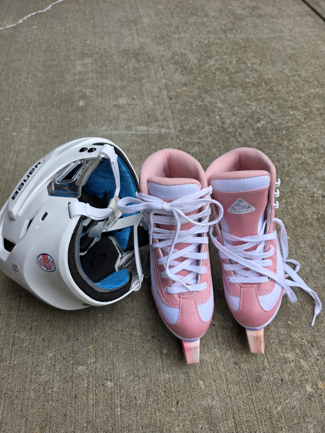 Pink Figure Skates Size 2