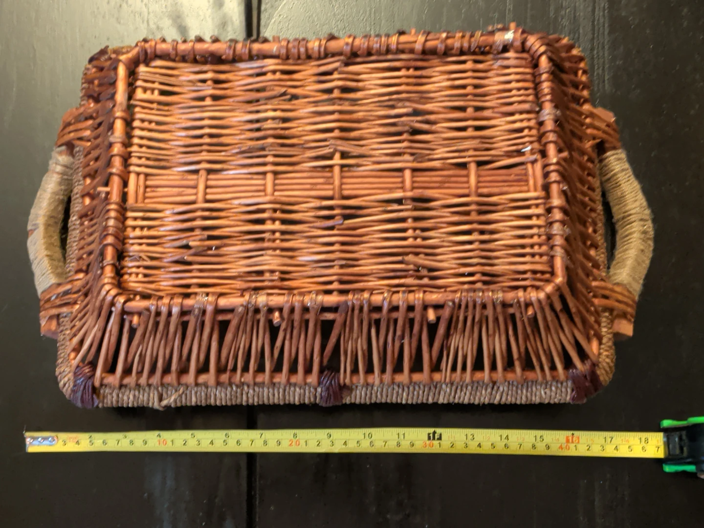 Set of Two Woven Wicker Baskets - photo 4