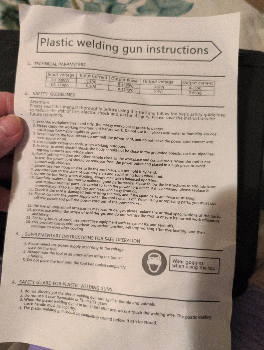 Plastic Welding Gun Kit - photo 2