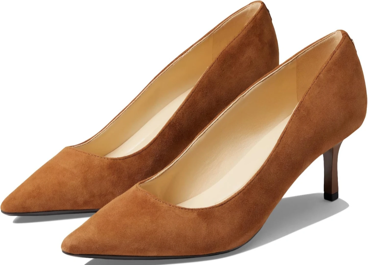 Nine West Suede Pointed-Toe Kitten Heels 🏈