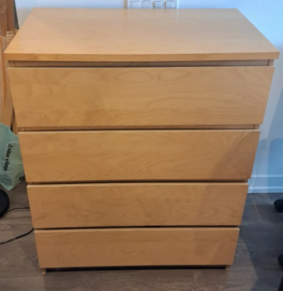 IKEA Malm 4-Drawer Dresser - photo 4