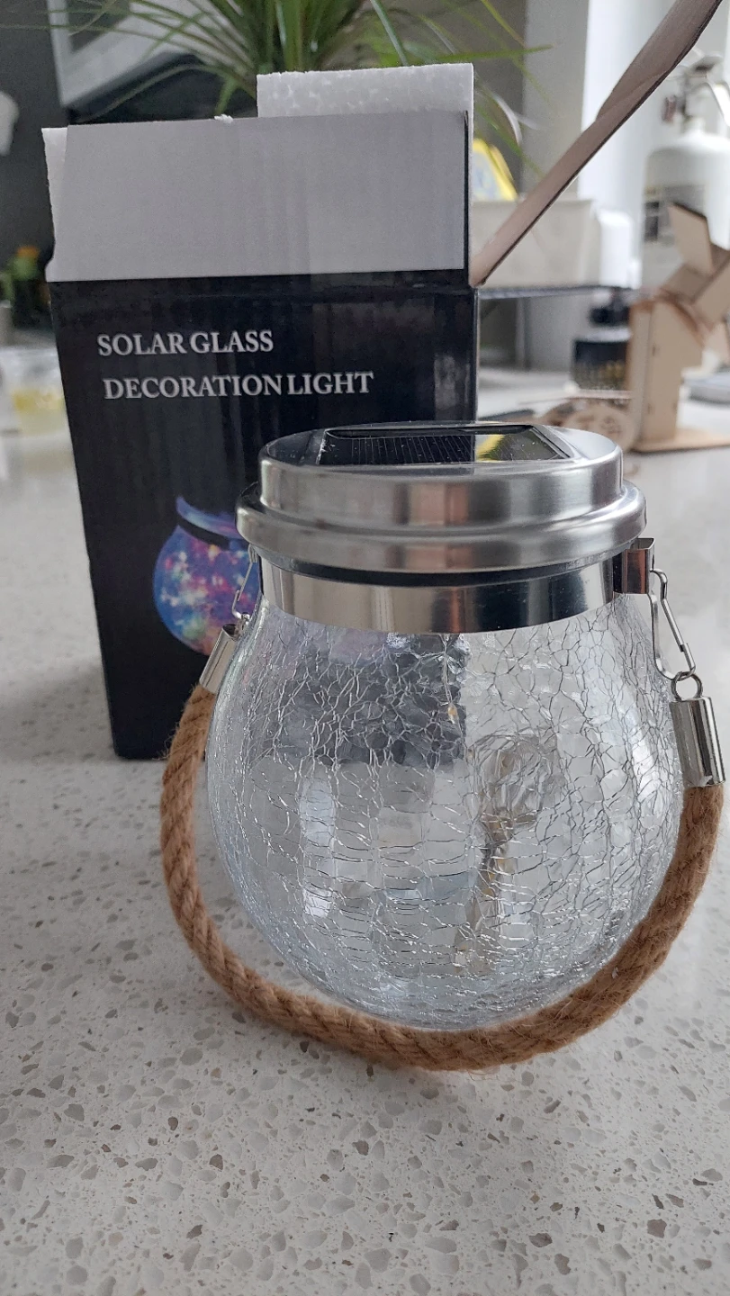 Solar Glass Decoration Light