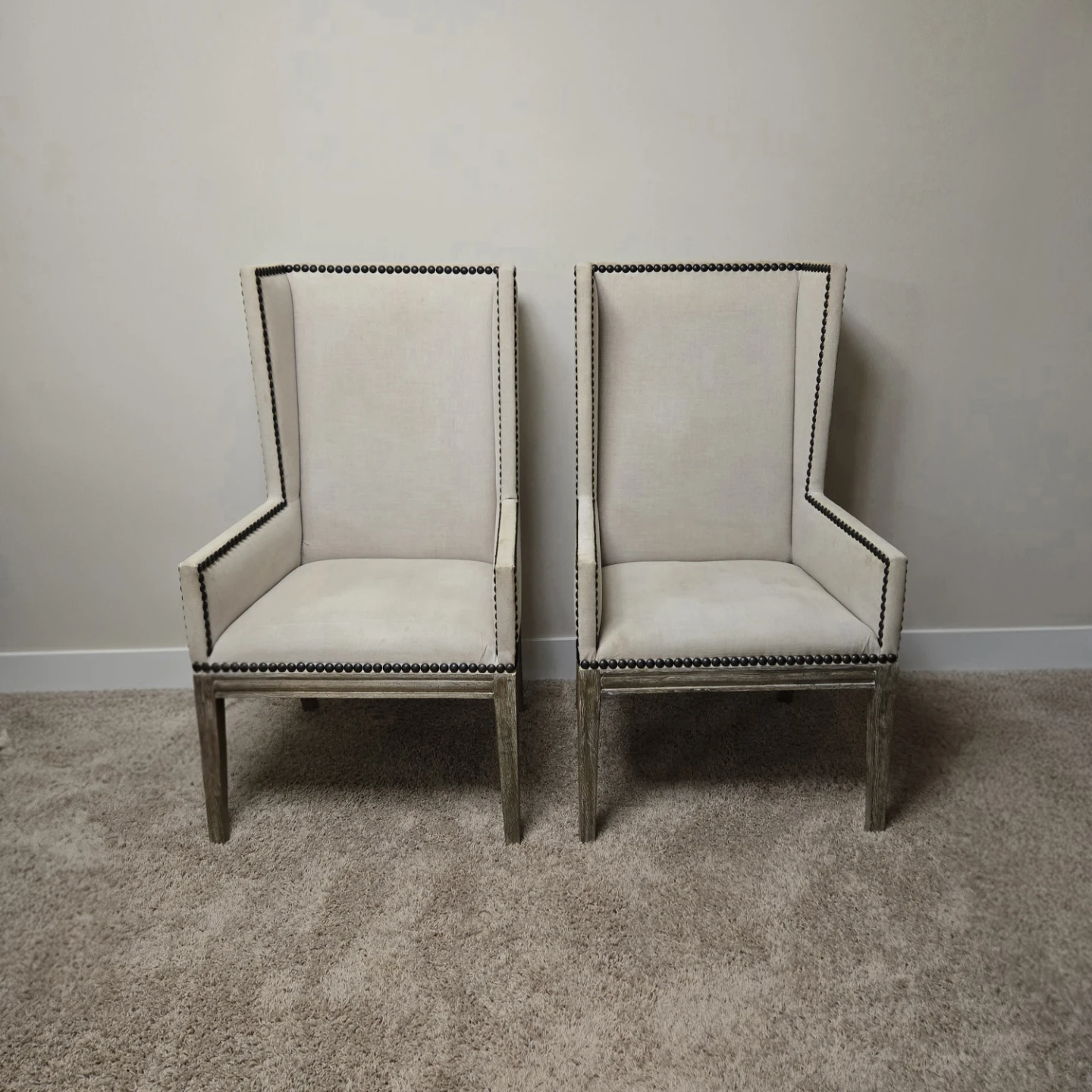 Set of Two Wingback Dining Chairs - photo 2