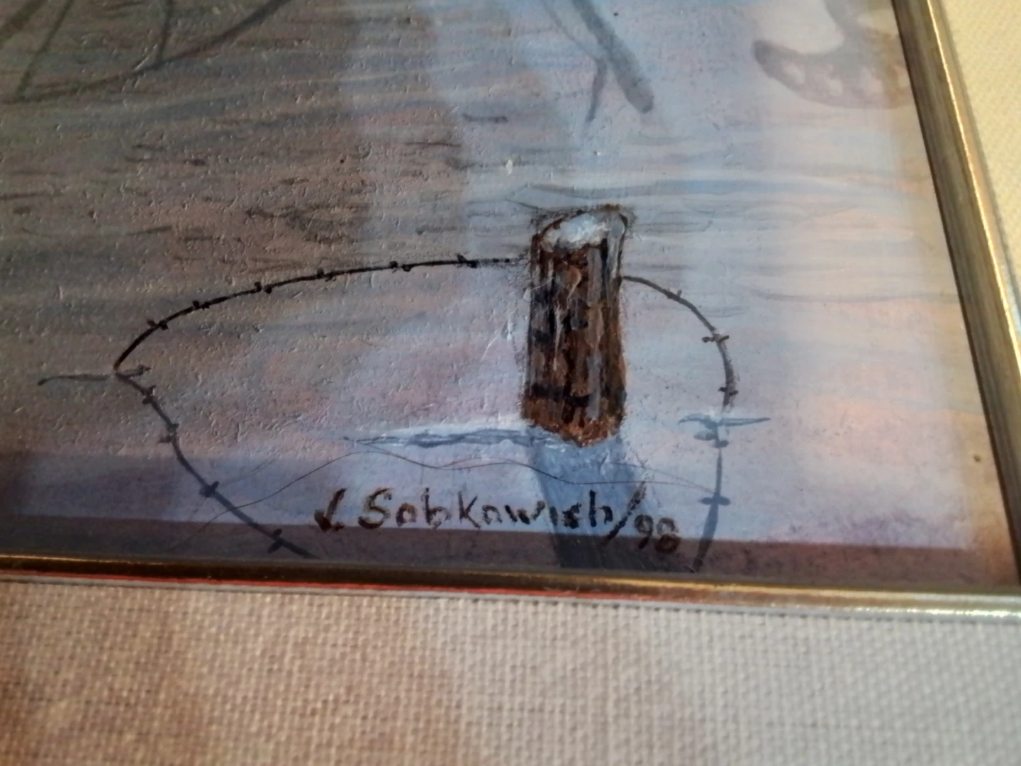 Canadian Oil Painting "Shadows of Other Days" by J. Sobkowich - photo 4