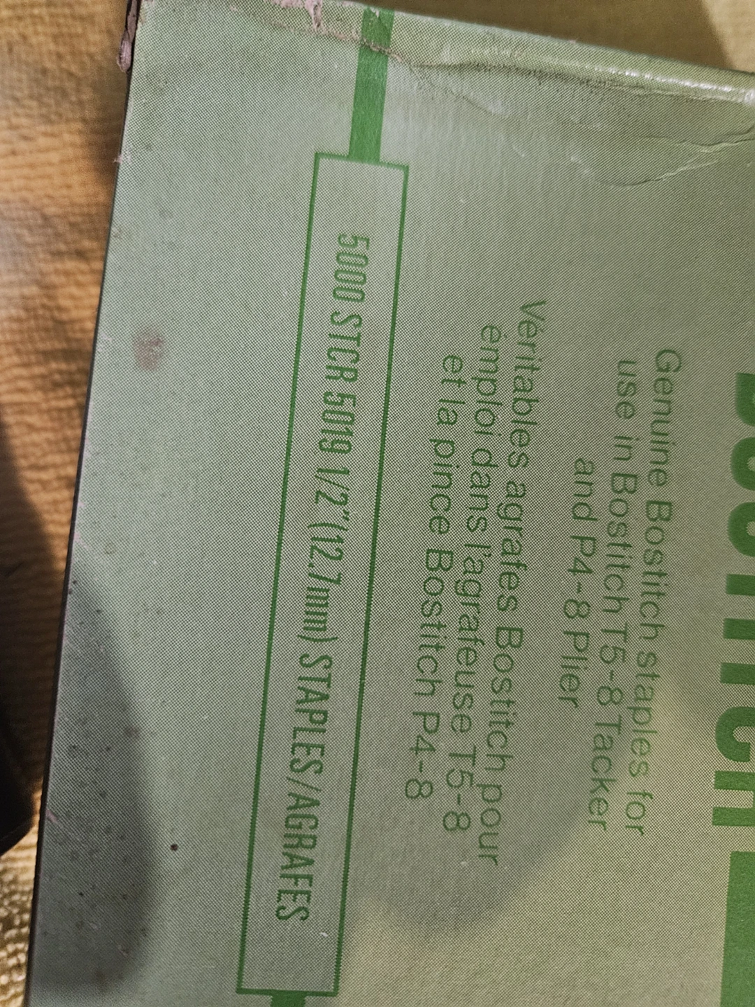 Bostitch STCR 5019 1/2" Staples - photo 5