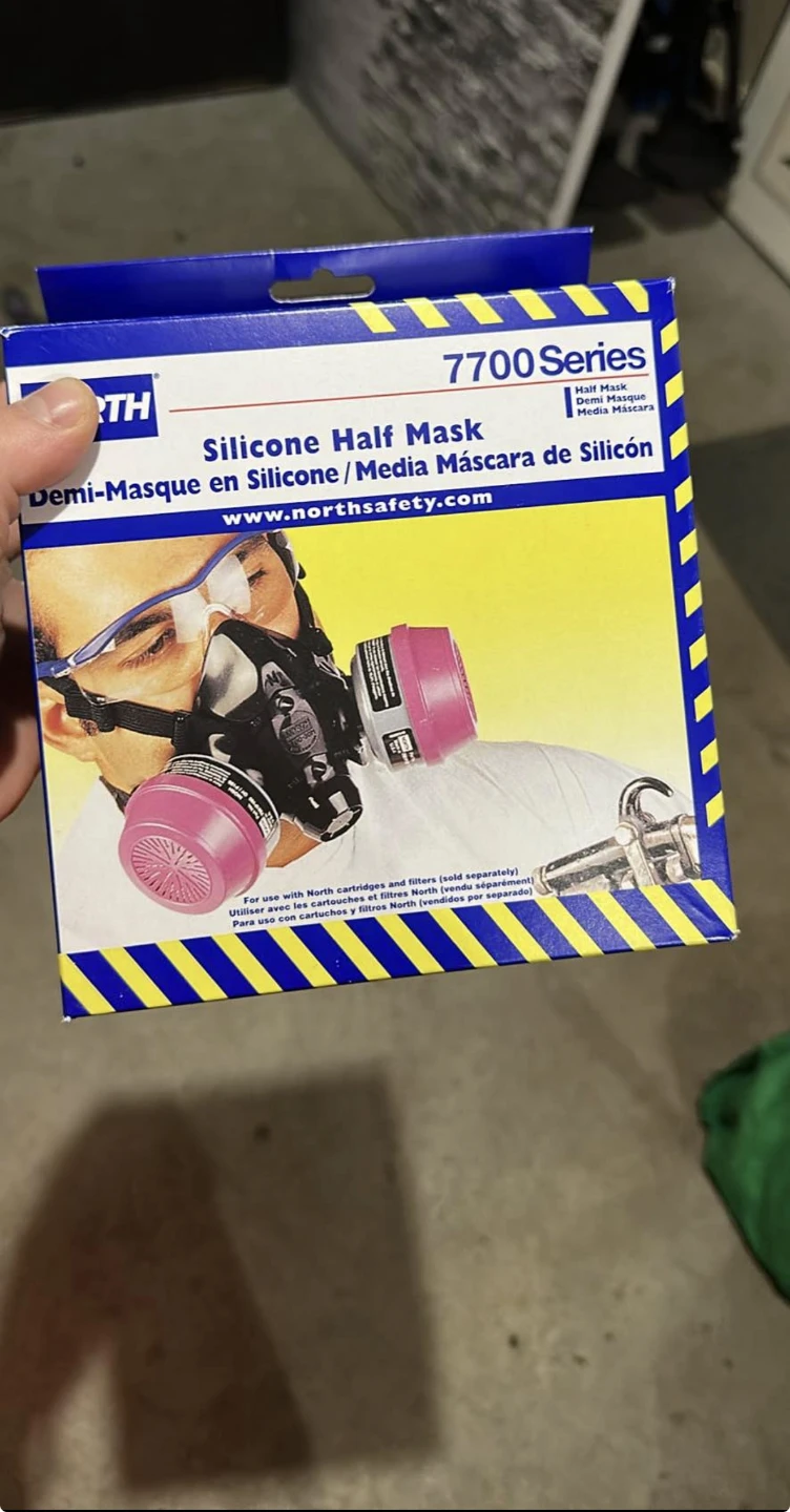 North 7700 Series Silicone Half Mask