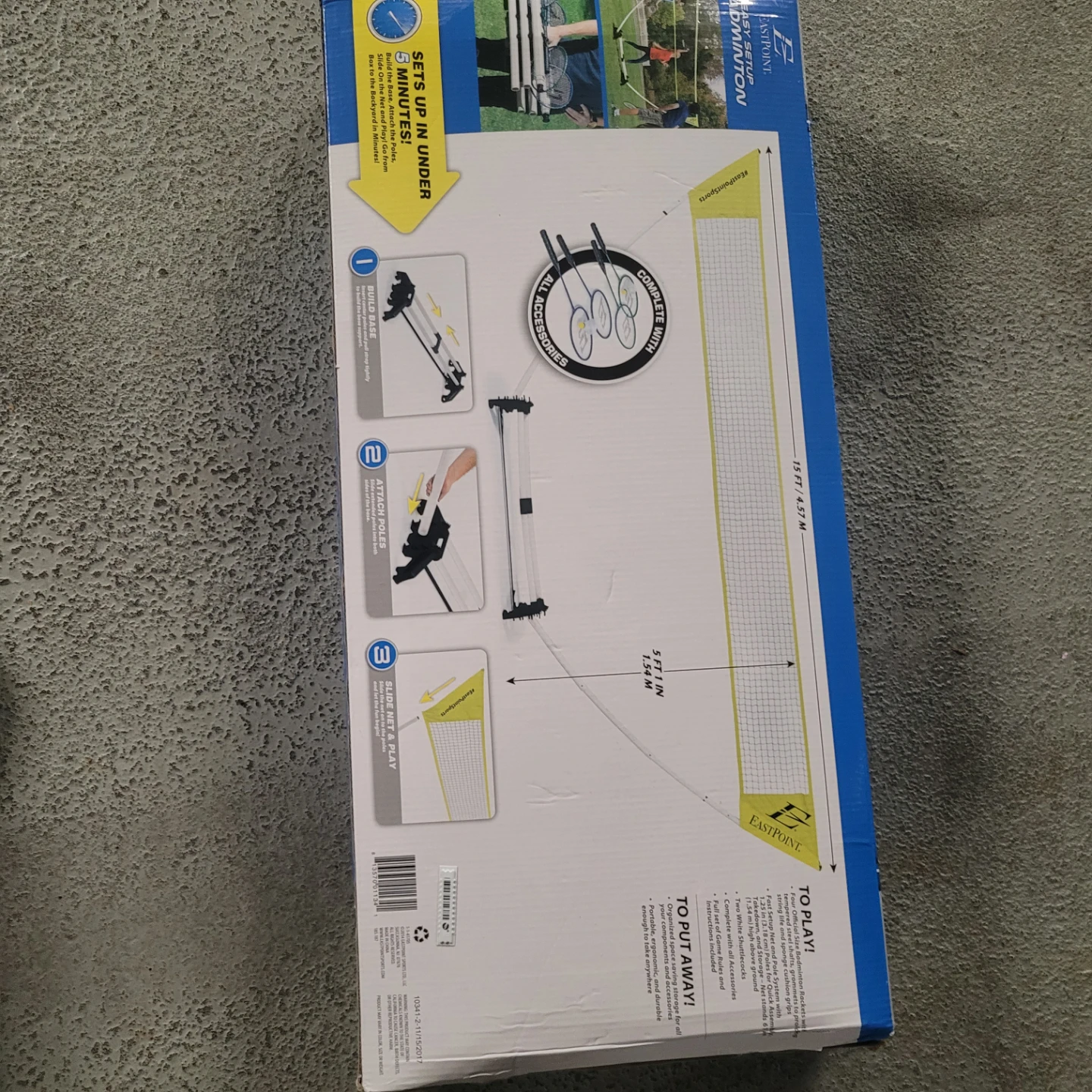 EastPoint Sports Easy Setup Badminton Set - photo 5
