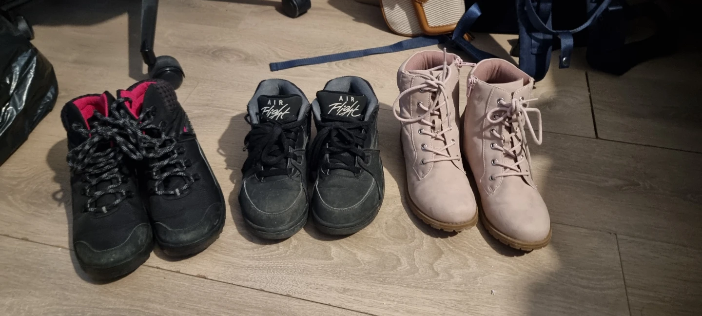 3 Pairs of Kids’ Shoes and Boots