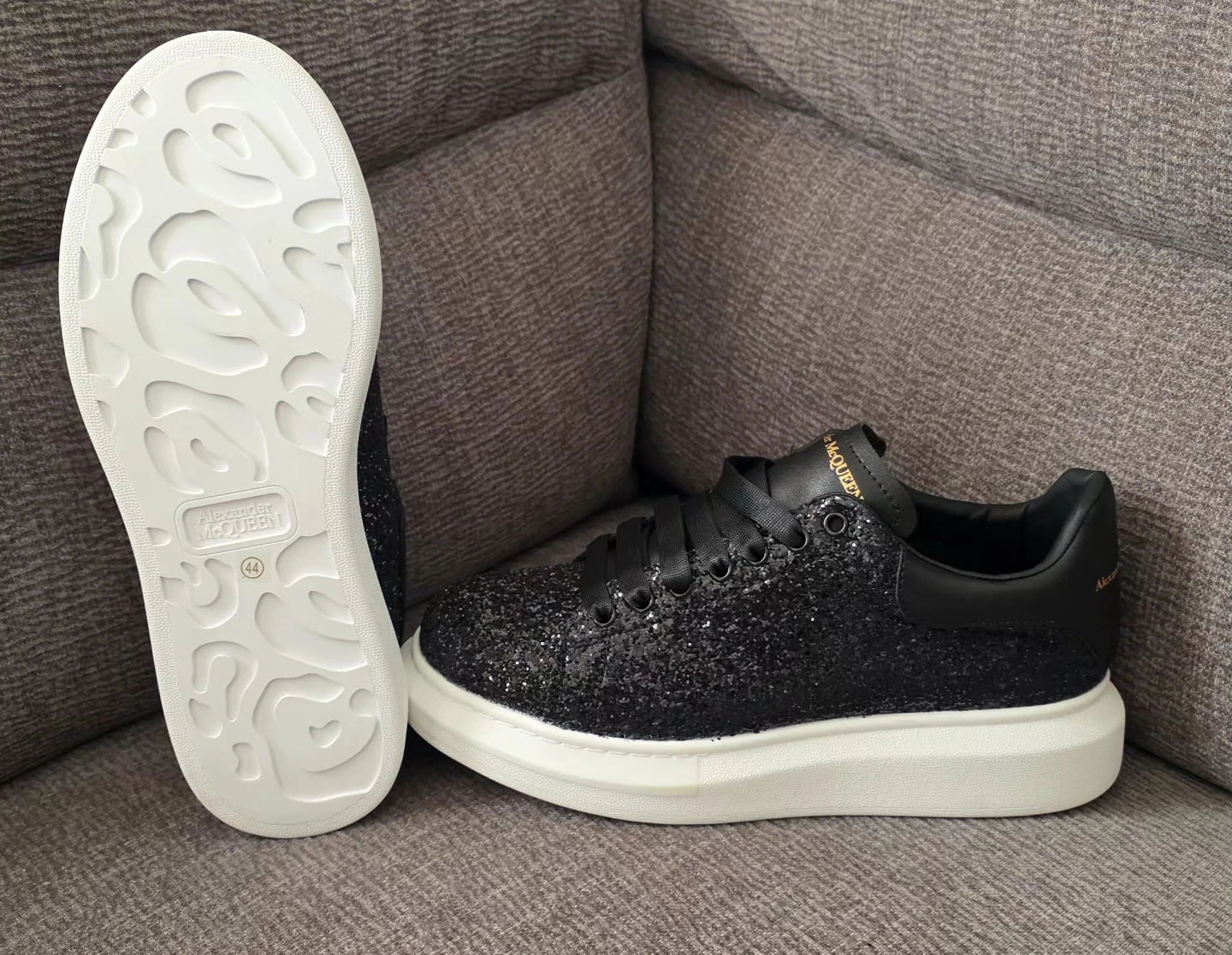 Alexander McQueen Black Glitter - photo 4