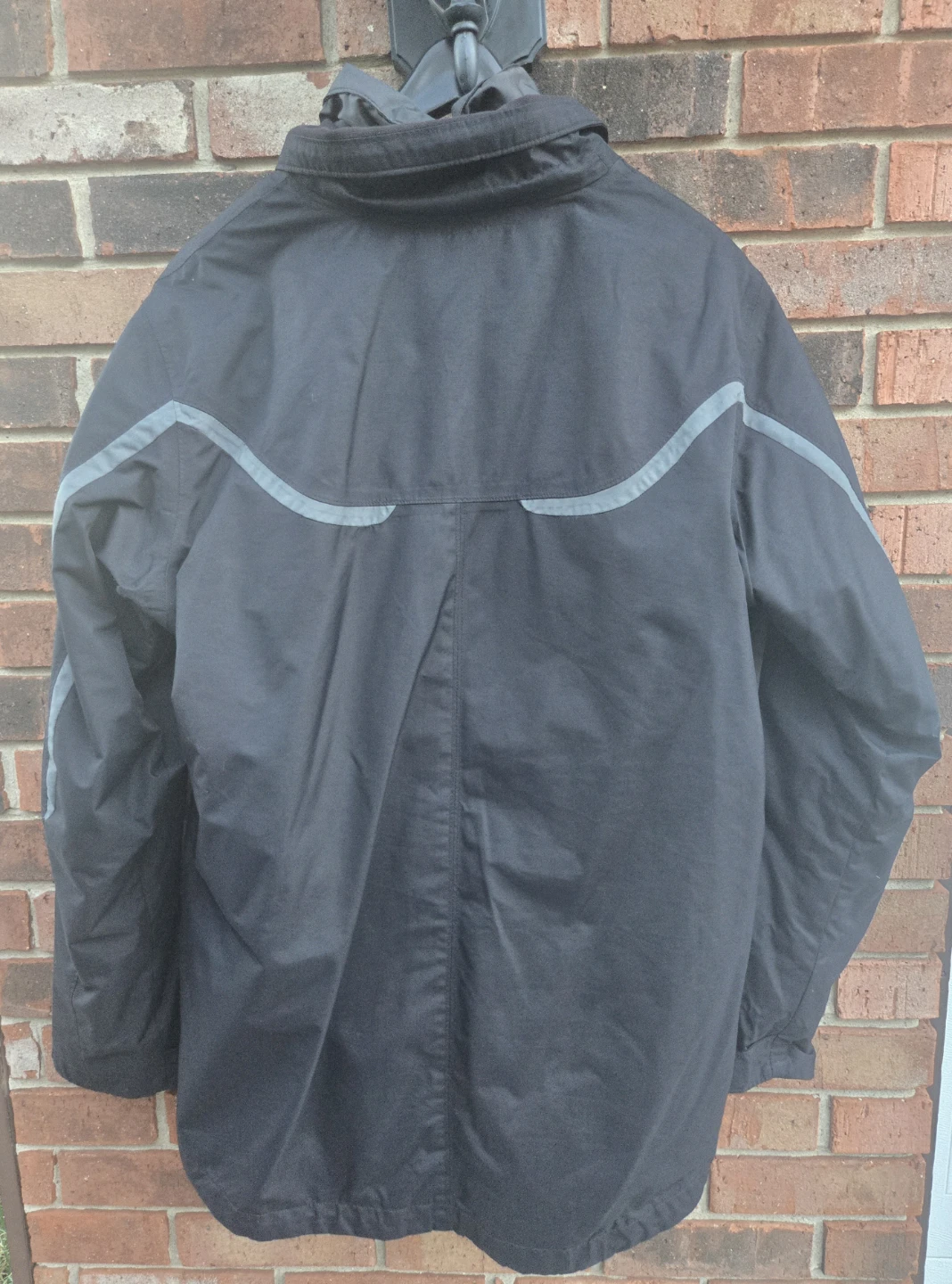 Men's Columbia Hooded 3 in 1 Ski/Winter Coat. Med., Gray/Black. - photo 2