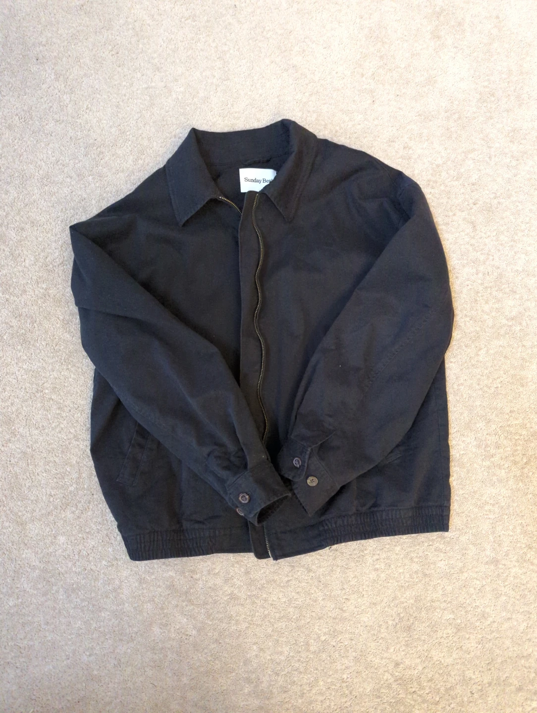 Sunday Best Black Zip-Up Jacket