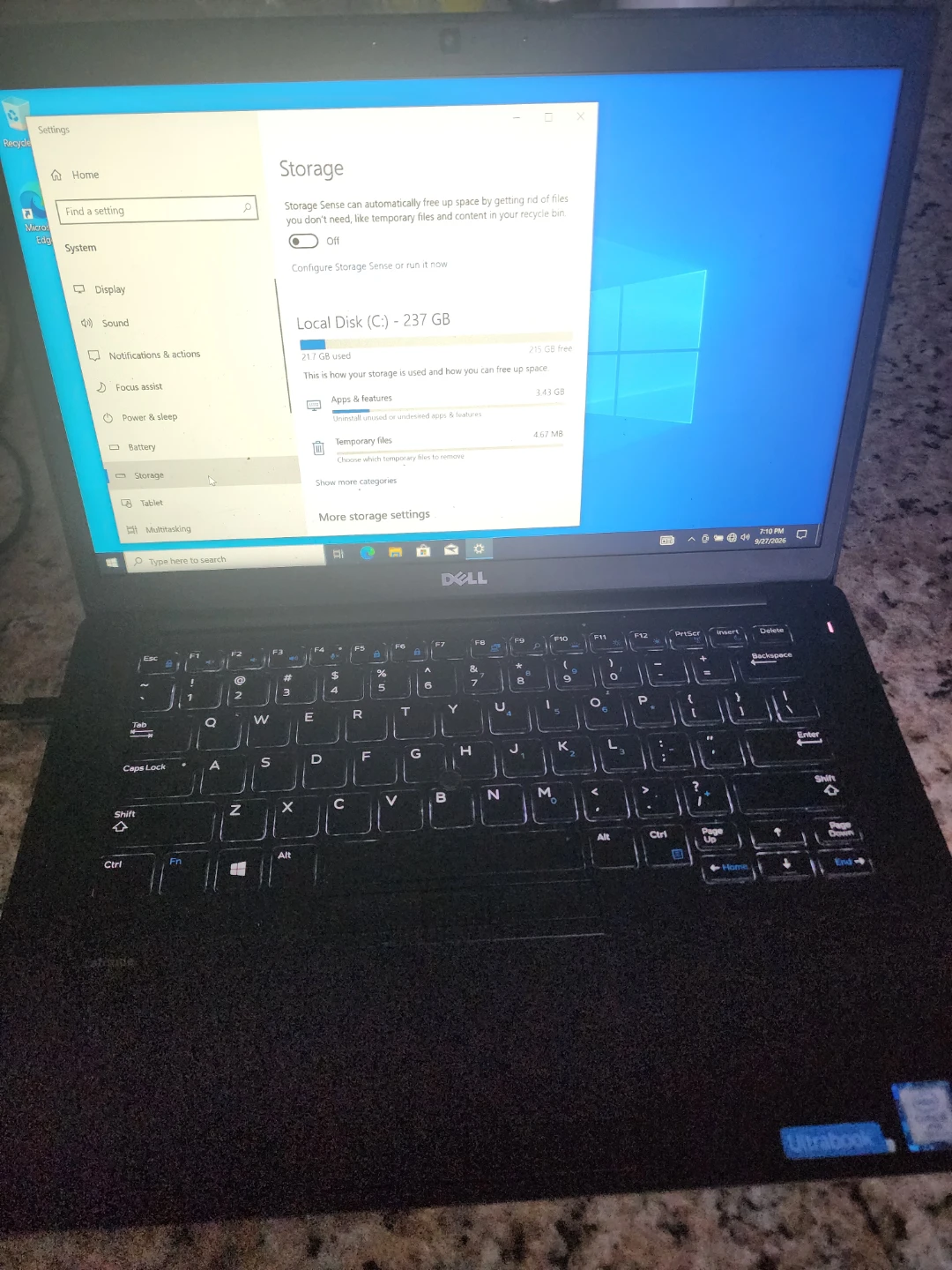 Dell Latitude 7480 Laptop battery is dead otherwise great - photo 2