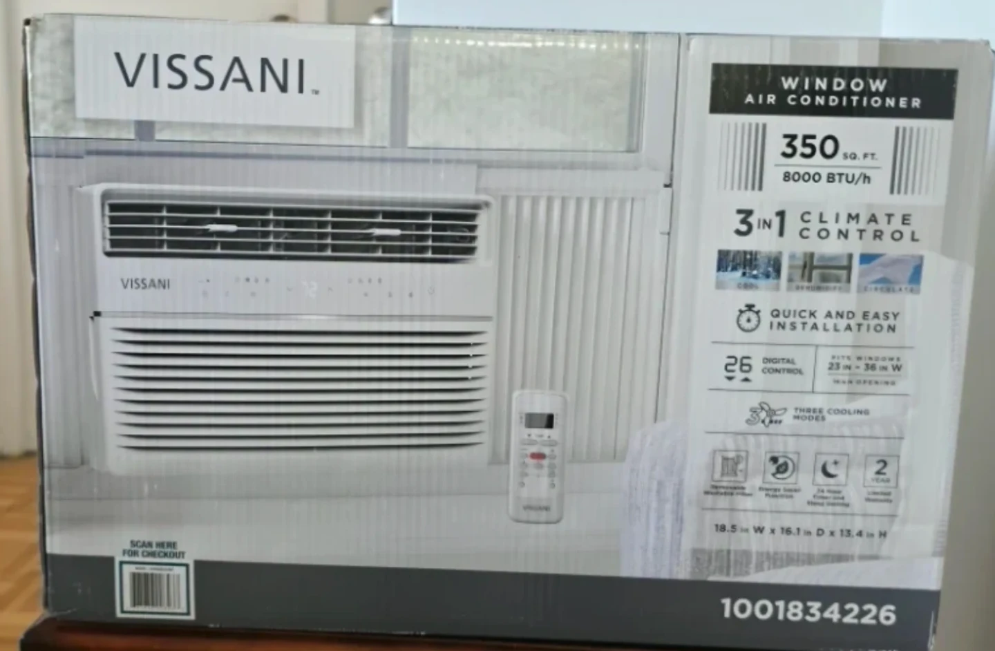 Vissani 8000 BTU Window Air Conditioner - photo 2