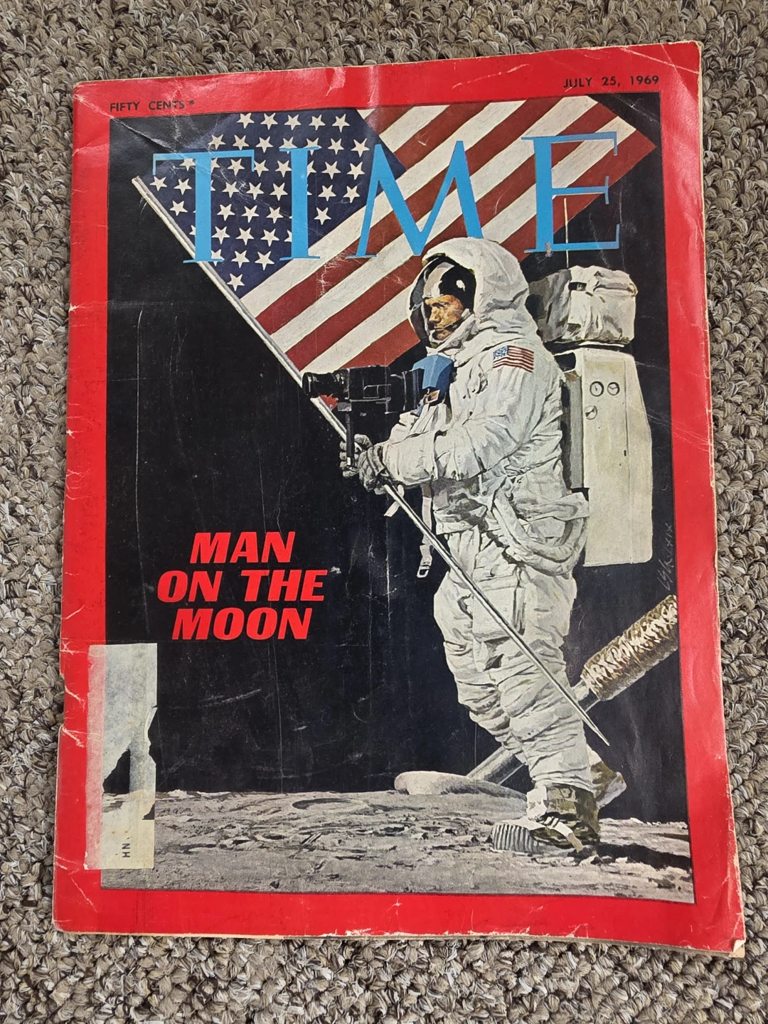 Vintage TIME Magazine July 25 1969 Man on the Moon