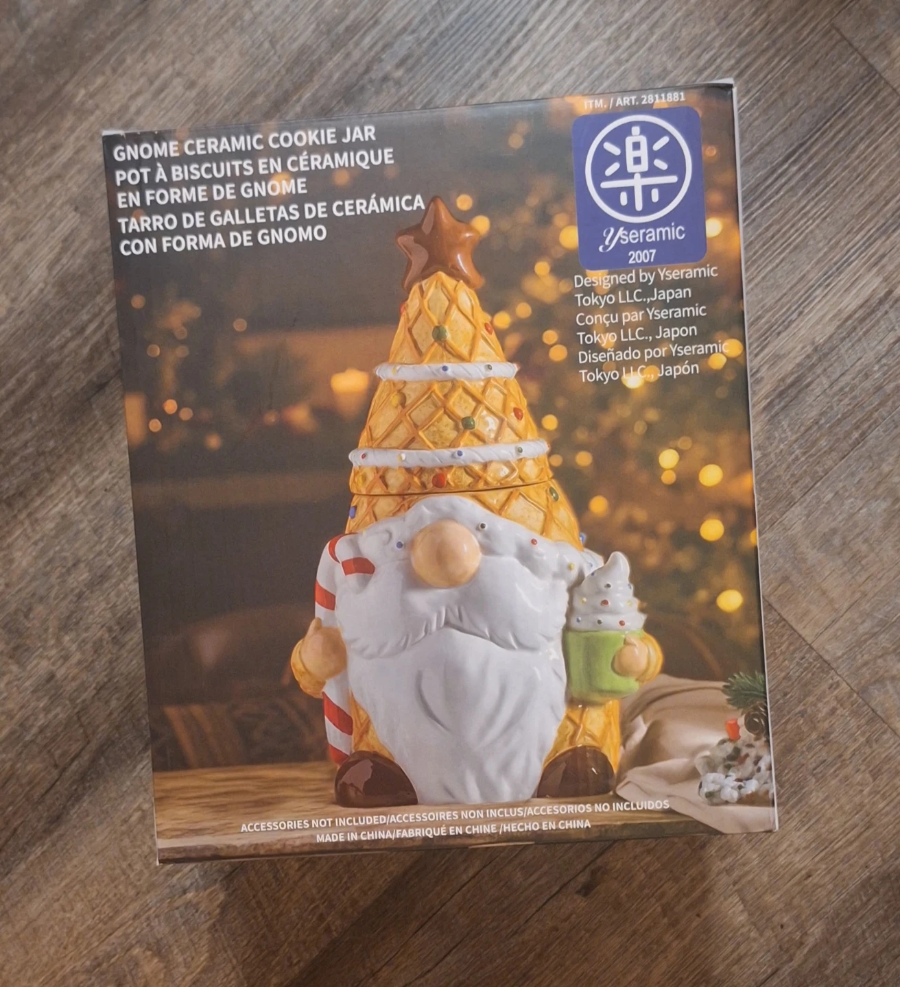 Gnome Ceramic Cookie Jar