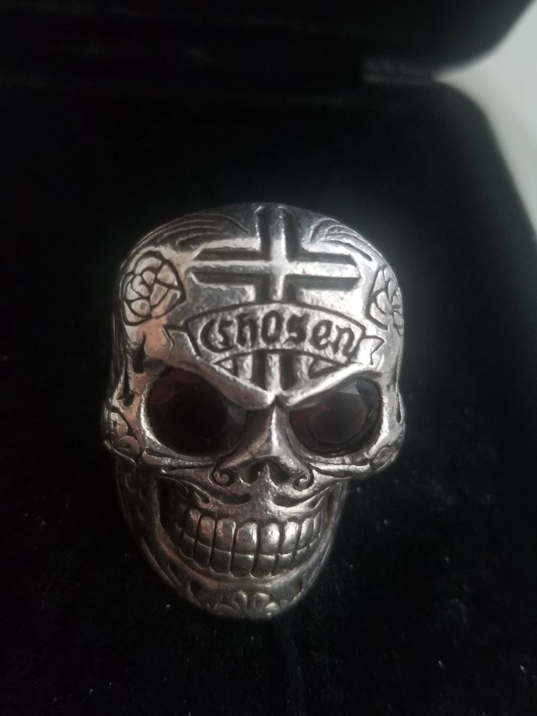 King Baby Sterling Silver Skull Ring - photo 2