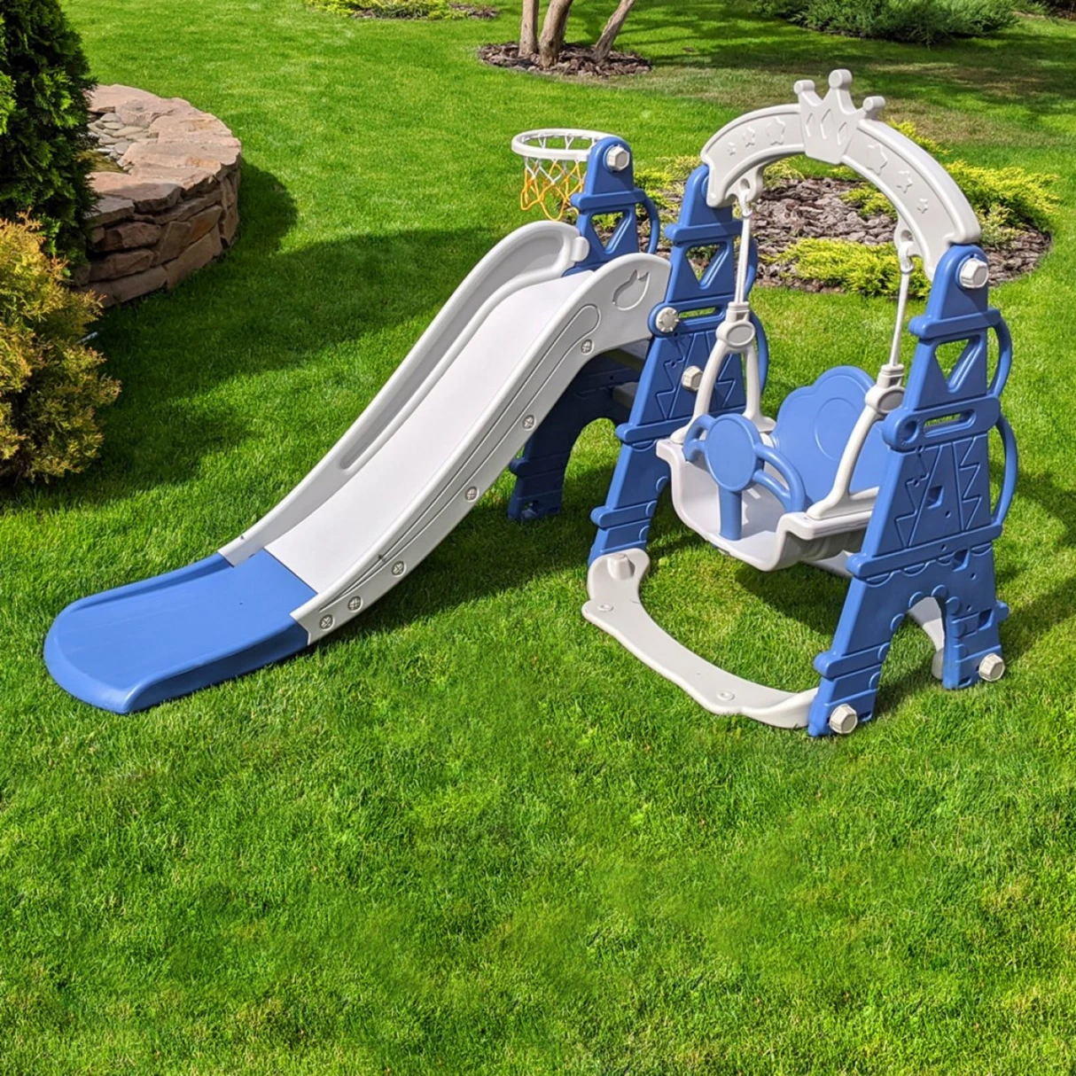 Blue Luxury 5-in-1 Castle Edition Playset for Kids - photo 2