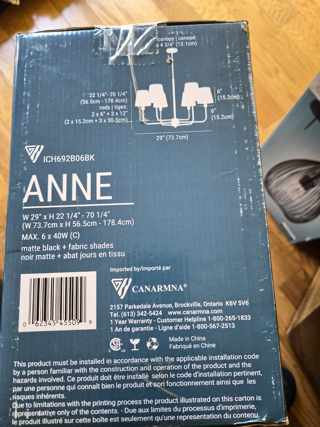 Canarmna ANNE 6-Light Chandelier - photo 2