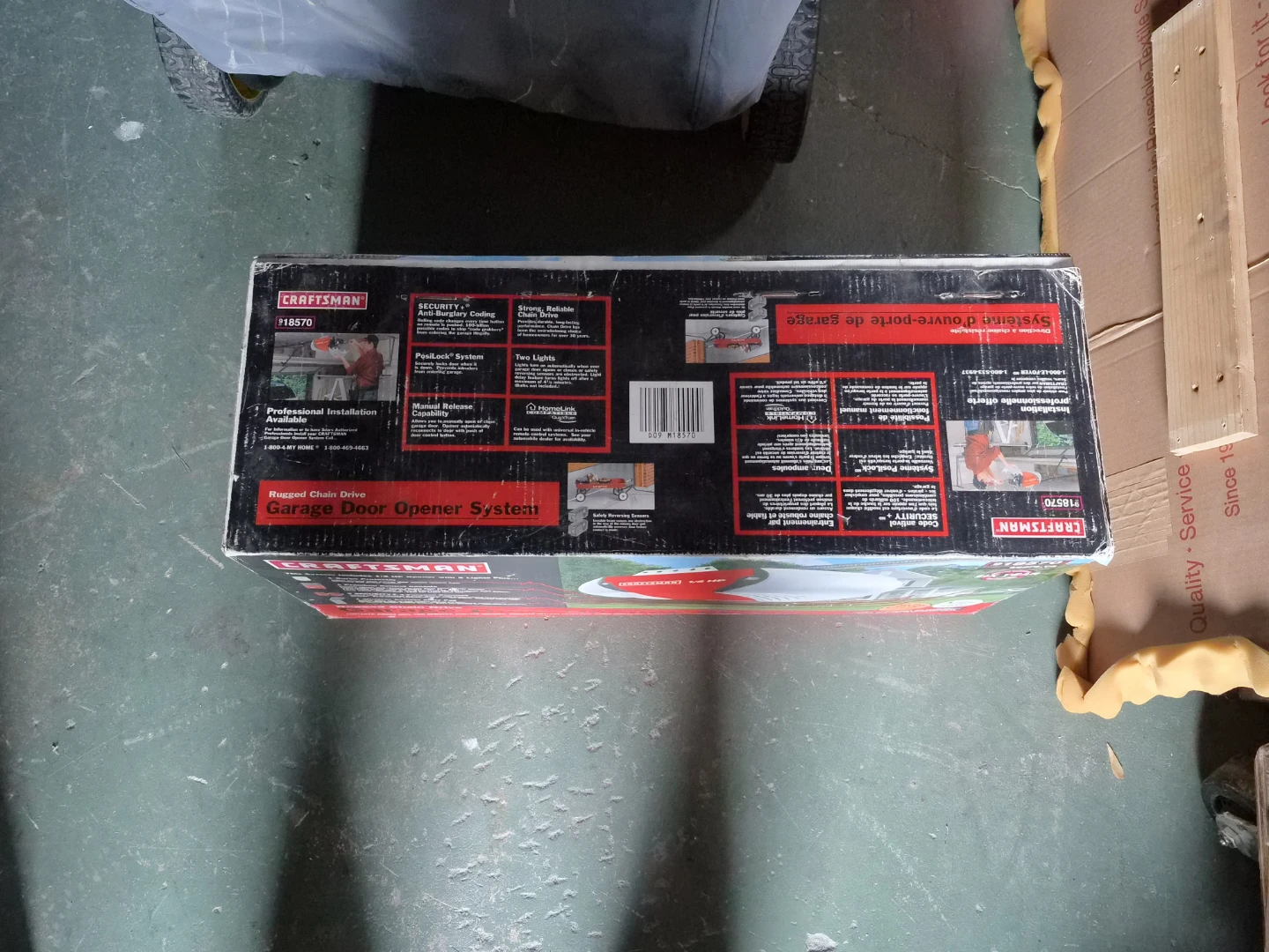 Craftsman 1/2 HP Chain Drive Garage Door Opener System - photo 2
