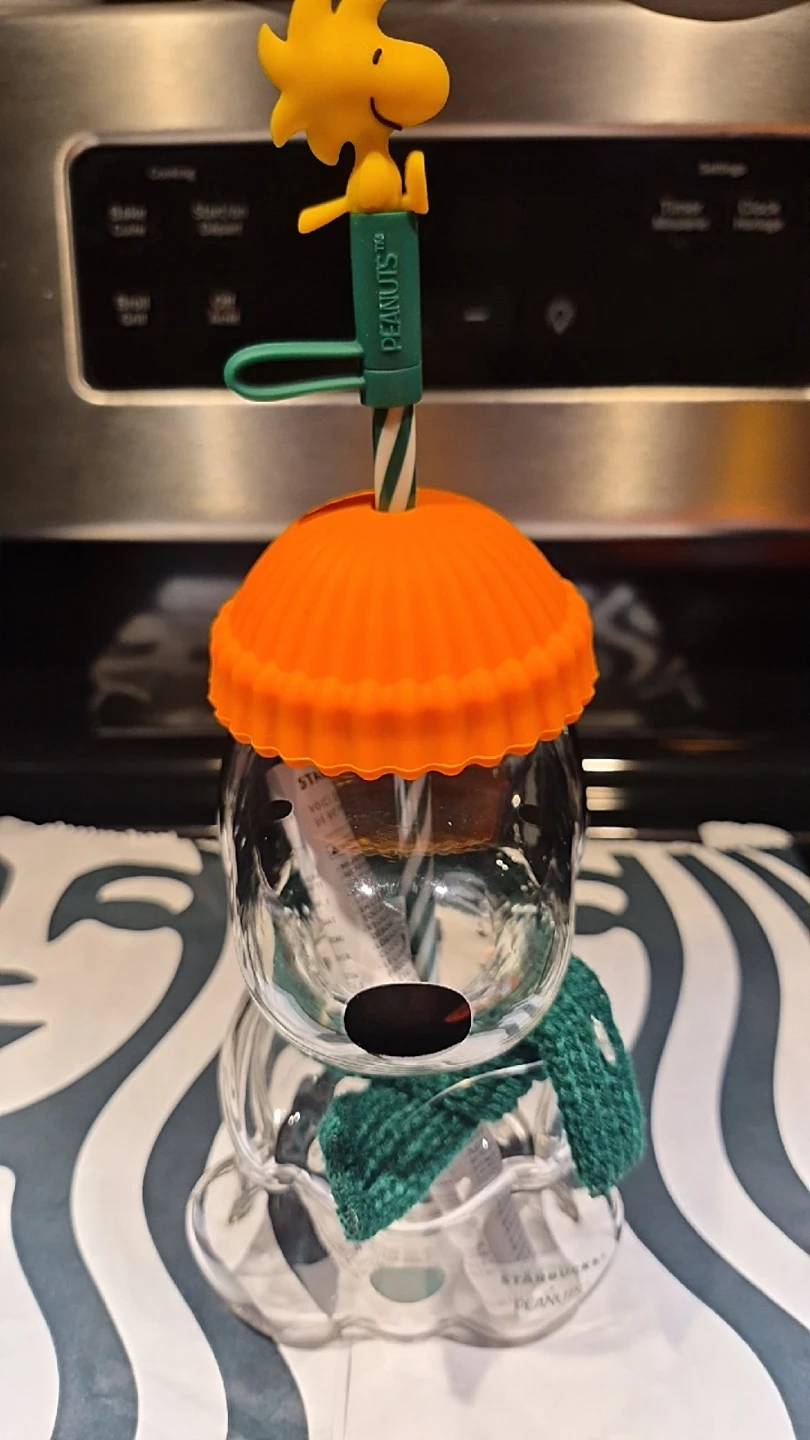 Starbucks x Peanuts Snoopy Glass Cup - photo 5