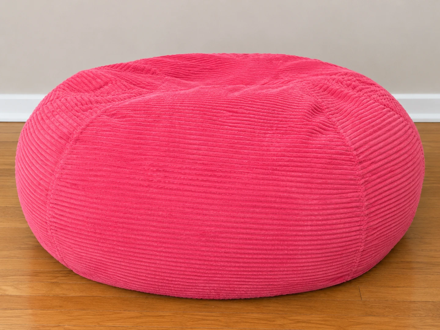 Pink Corduroy Bean Bag Chair