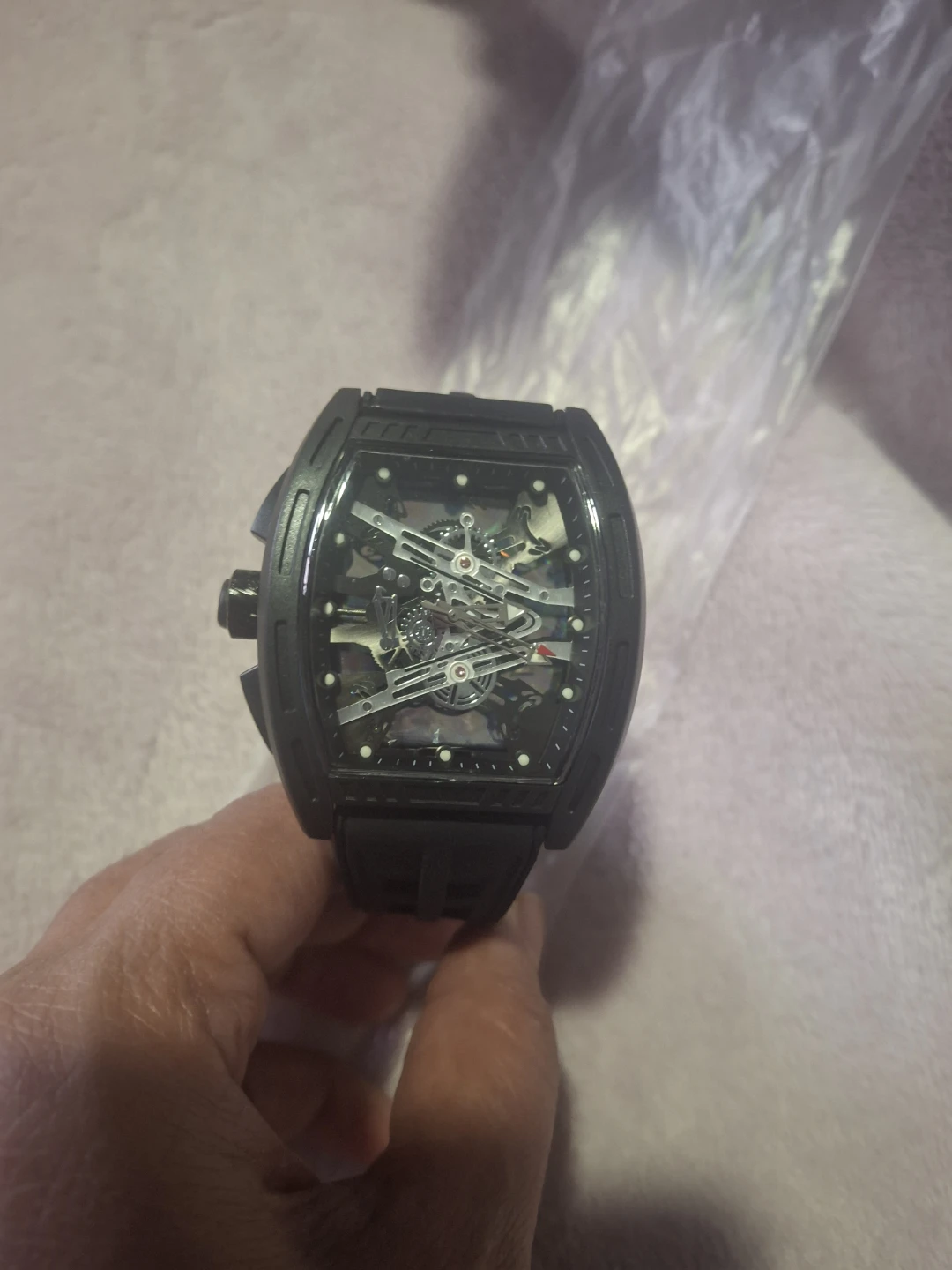 Men's Quartz Skeleton Watch - photo 4
