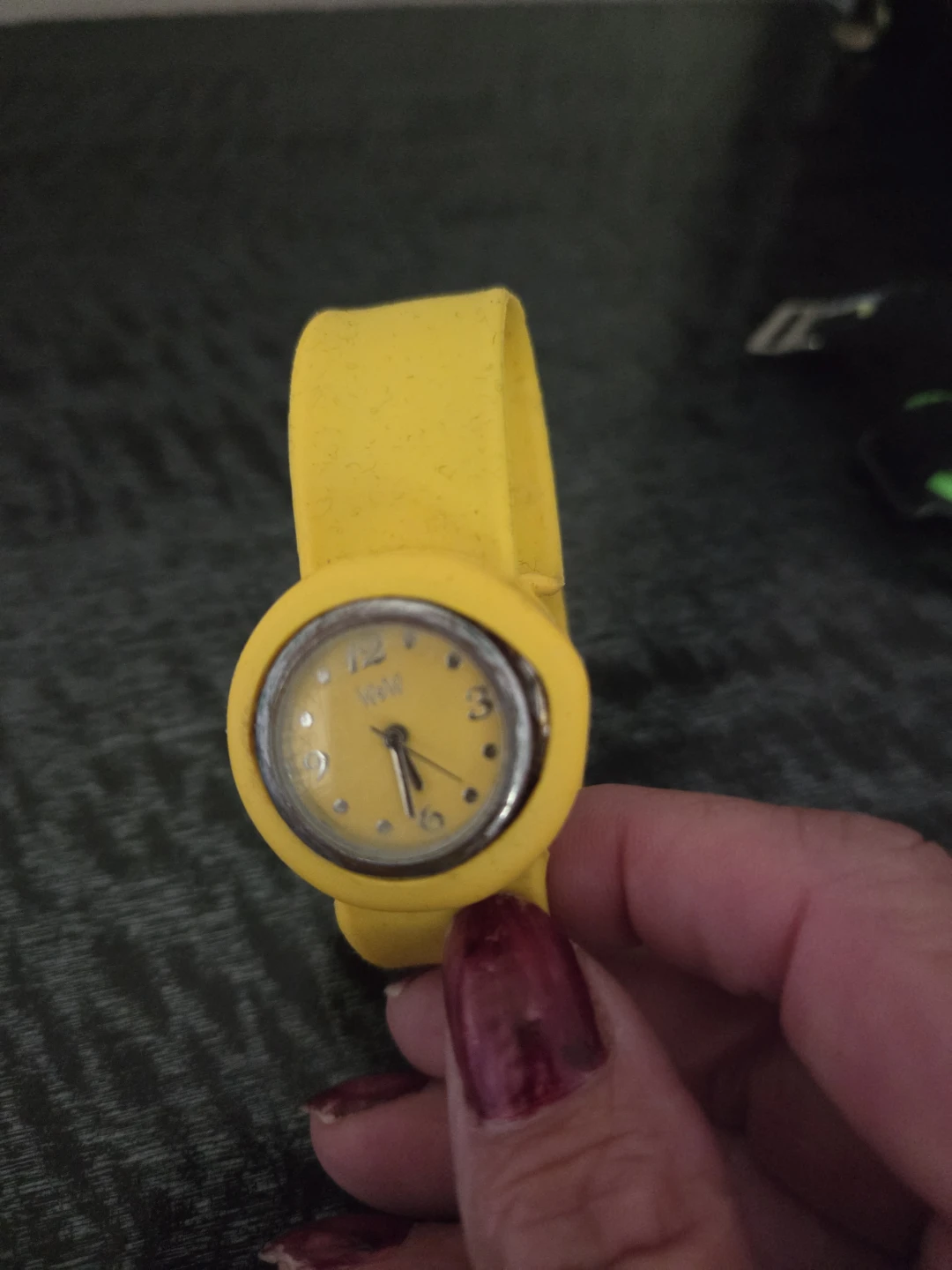 Children Yellow Silicone Watch