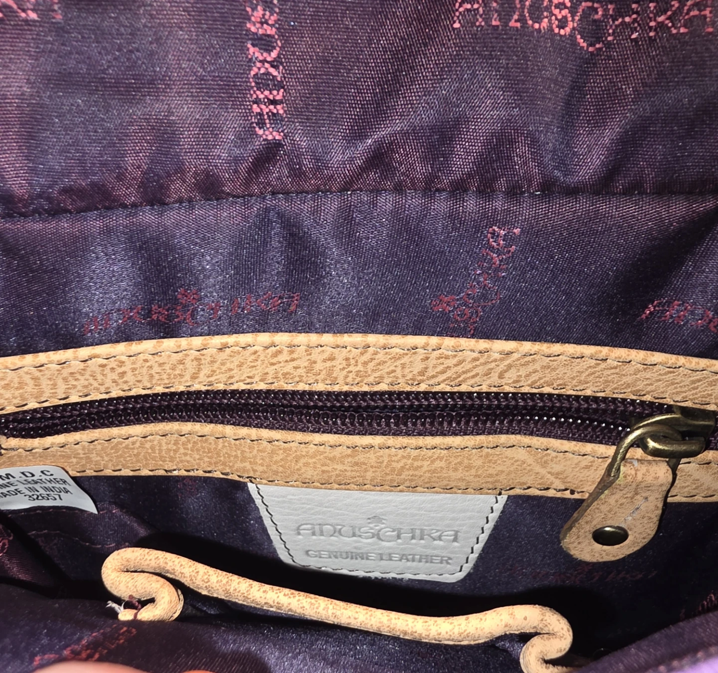 Anuschka Hand-Painted Leather Crossbody Bag - photo 4
