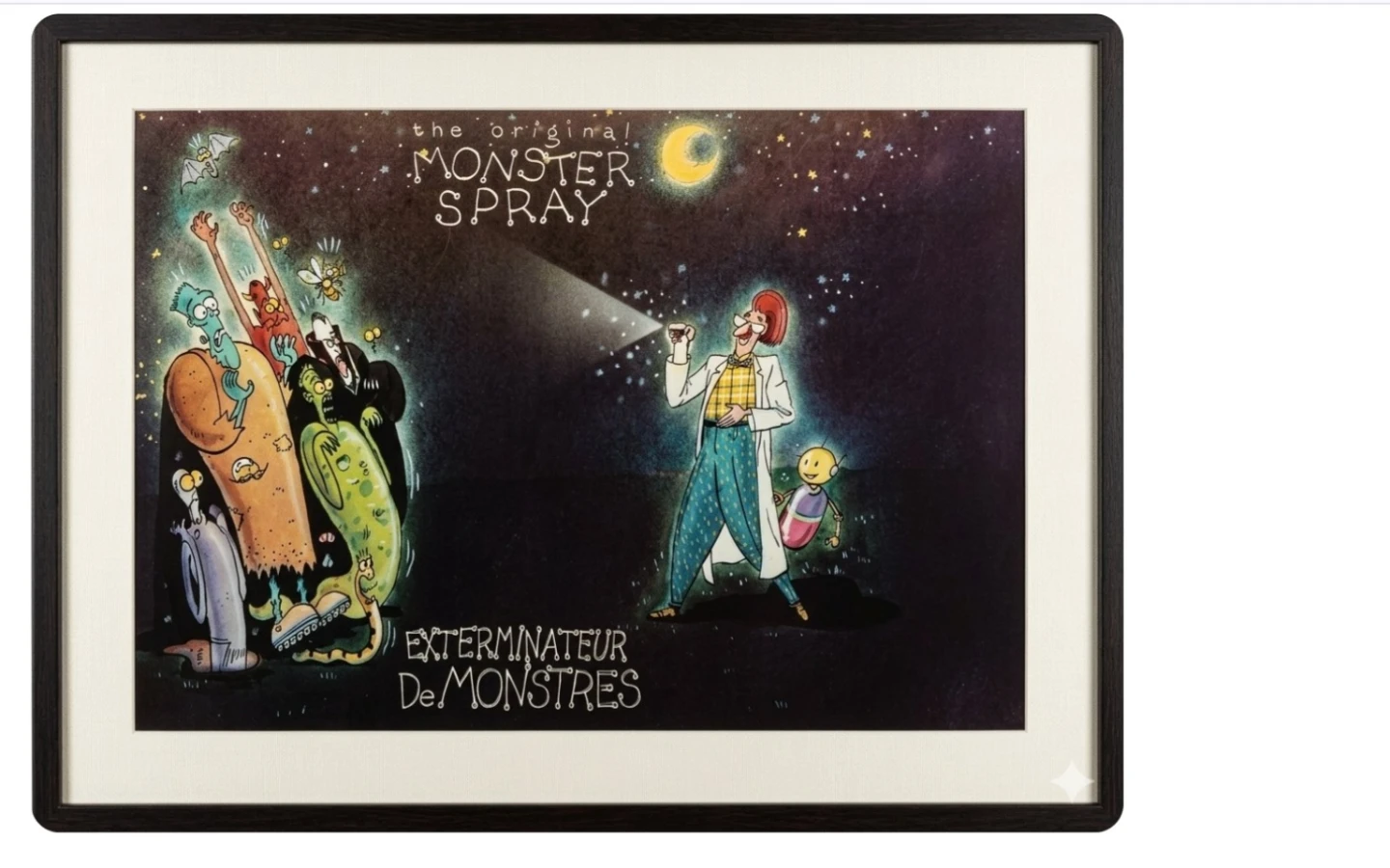 The Original Monster Spray Framed Print