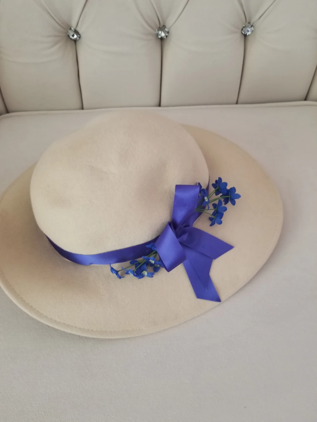 Creation by Claire Cream Hat