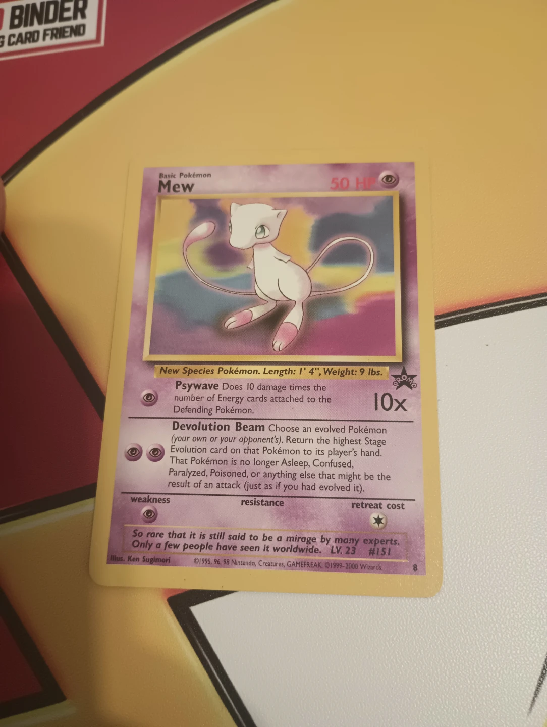 Pokemon Mew Card