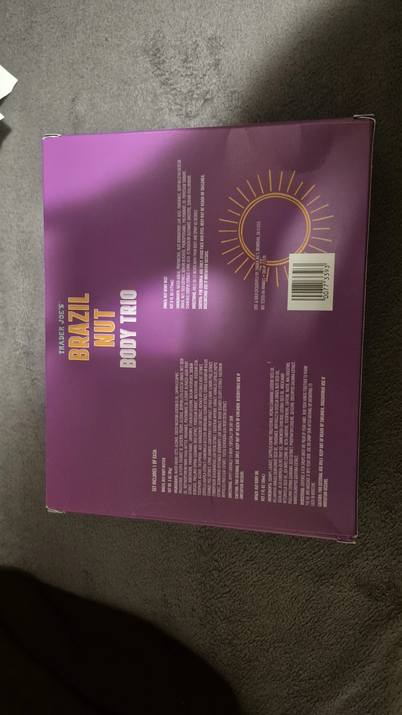 Trader Joe's Brazil Nut Body Trio - photo 4