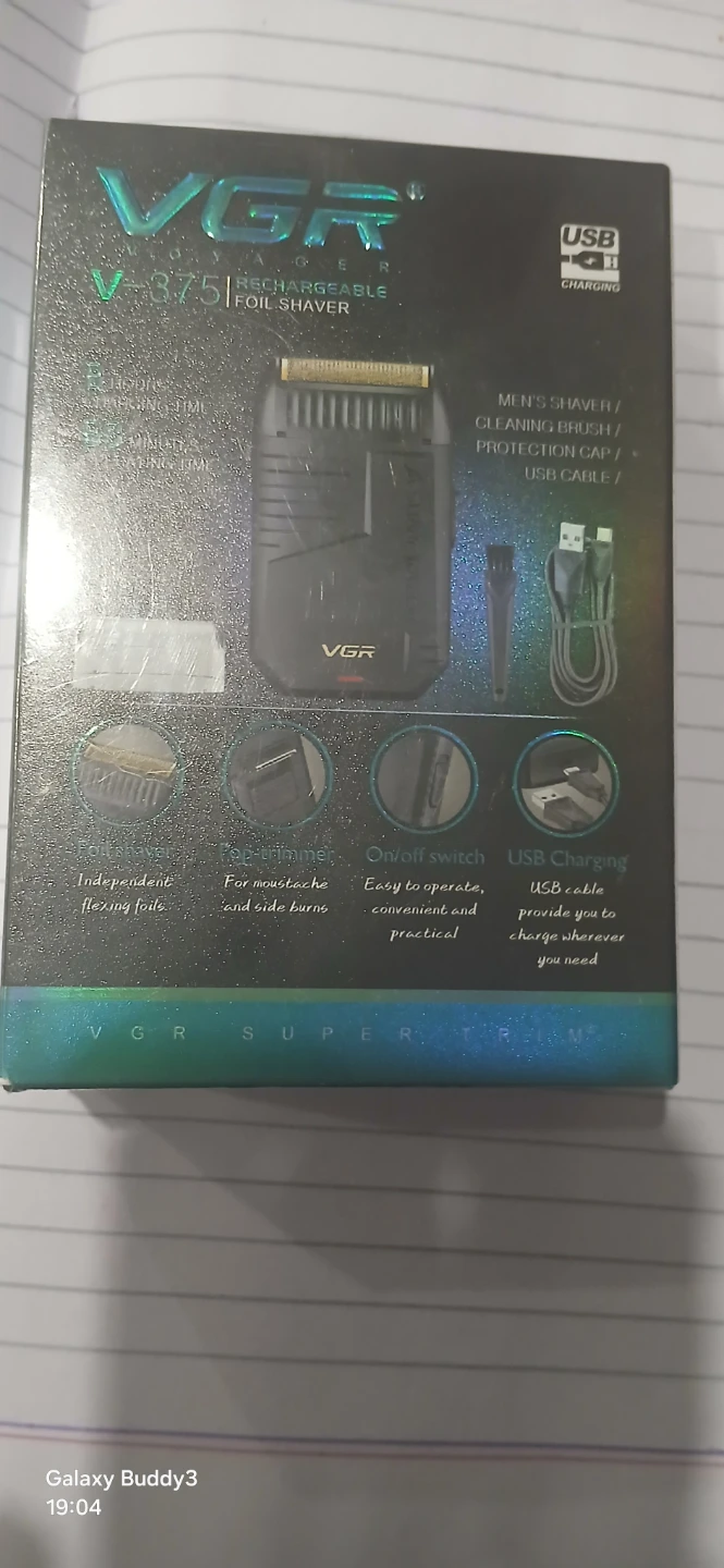 Shaving machine VGR V-375 Rechargeable Foil Shaver - photo 2