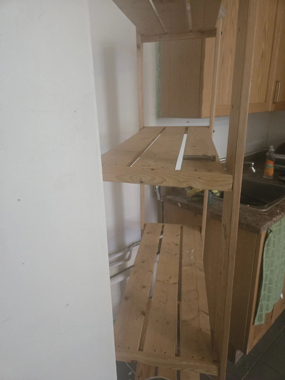 Ikea Natural Wood Shelving Unit - photo 2