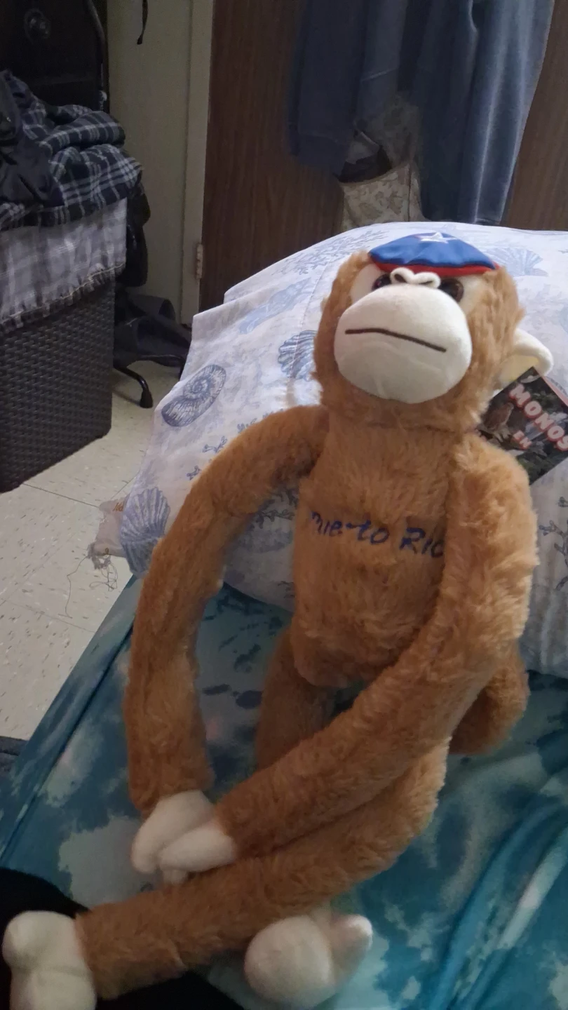 Puerto Rico Monkey Plush Toy