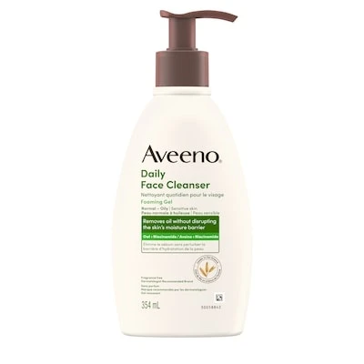 Aveeno Daily Face Cleanser Foaming Gel 354ml