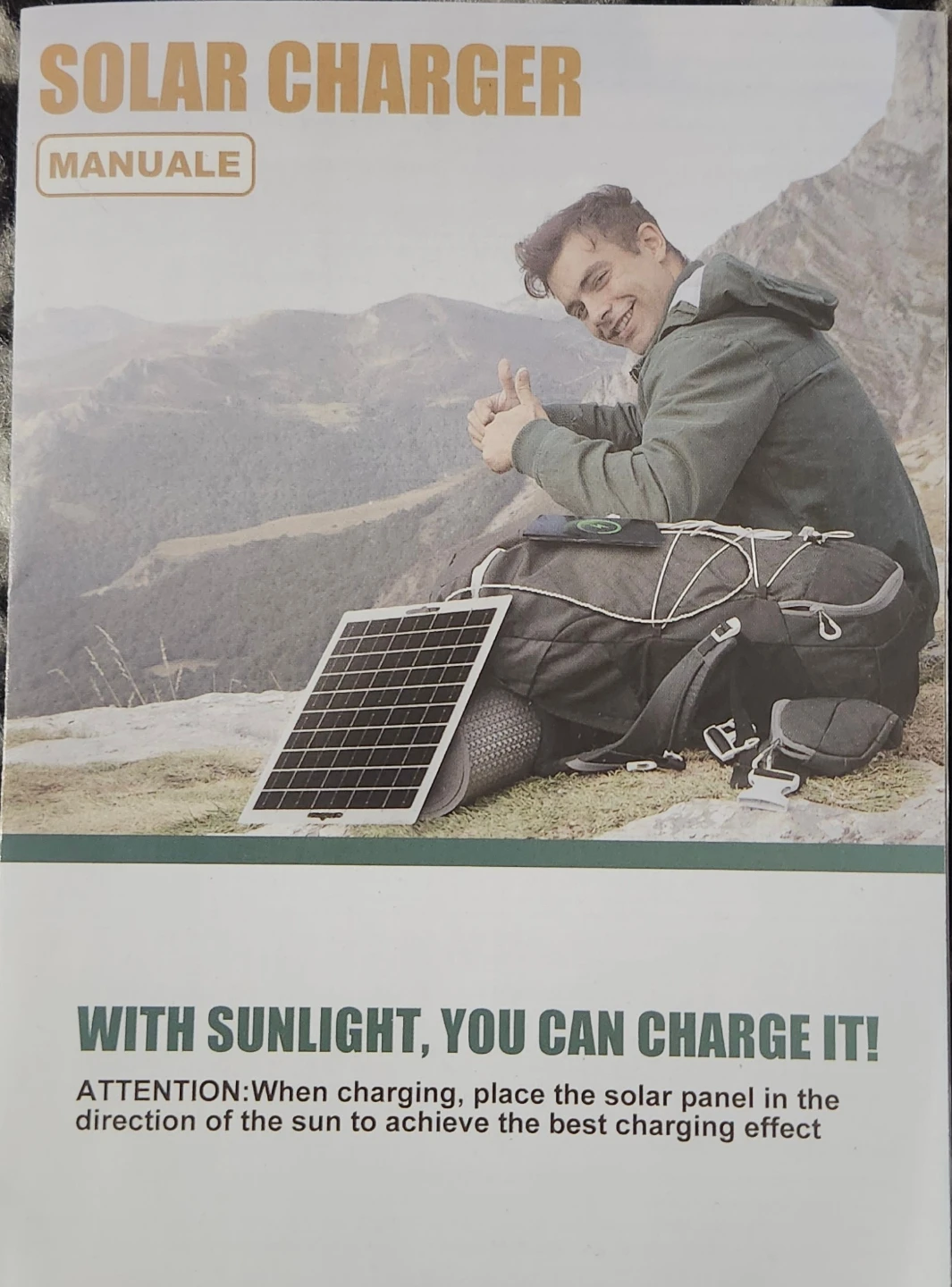 Brand new portable mini solar panel charger, outdoor activities - photo 3