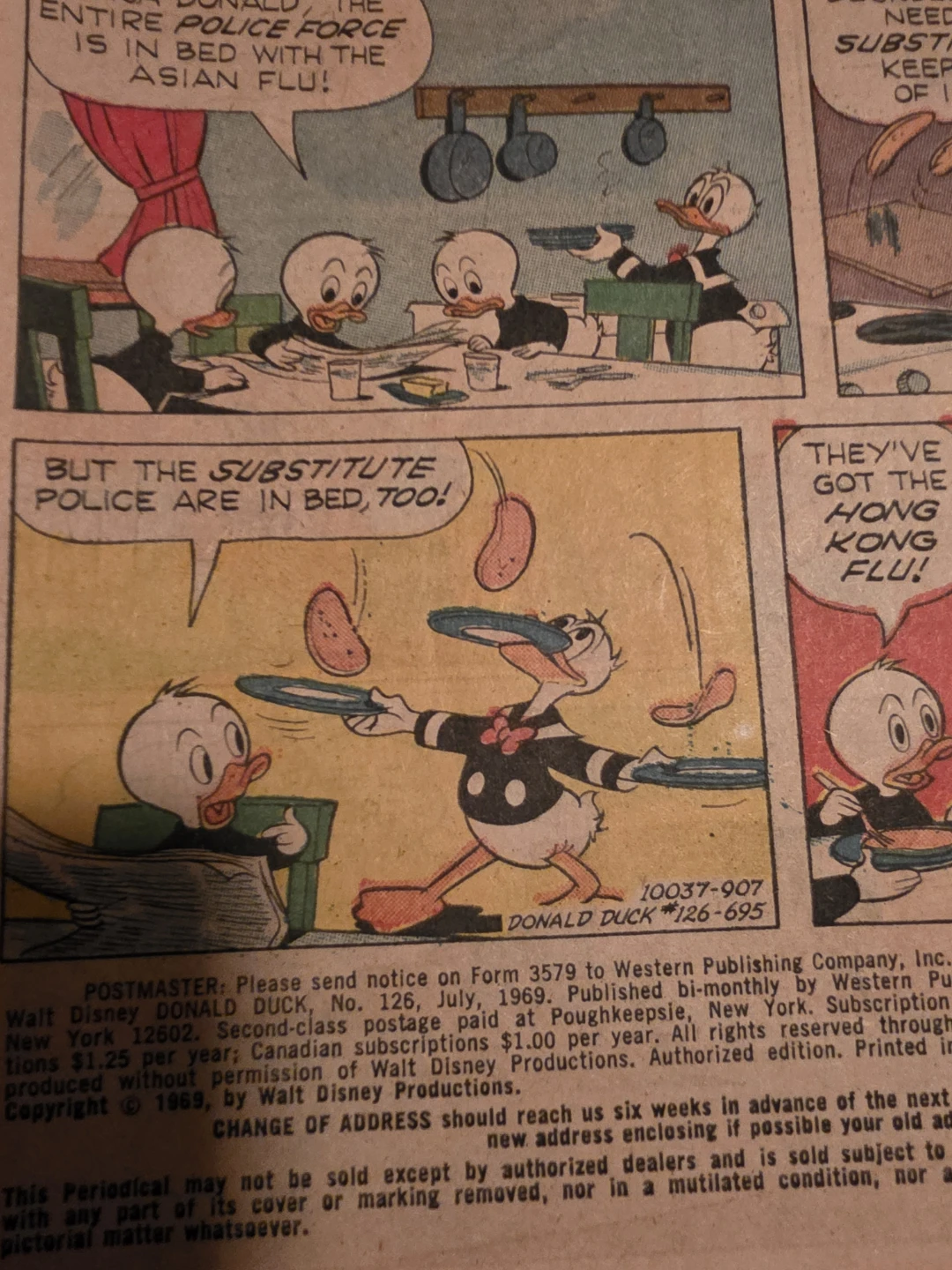 Vintage 1969 Walt Disney Donald Duck Comic - photo 2
