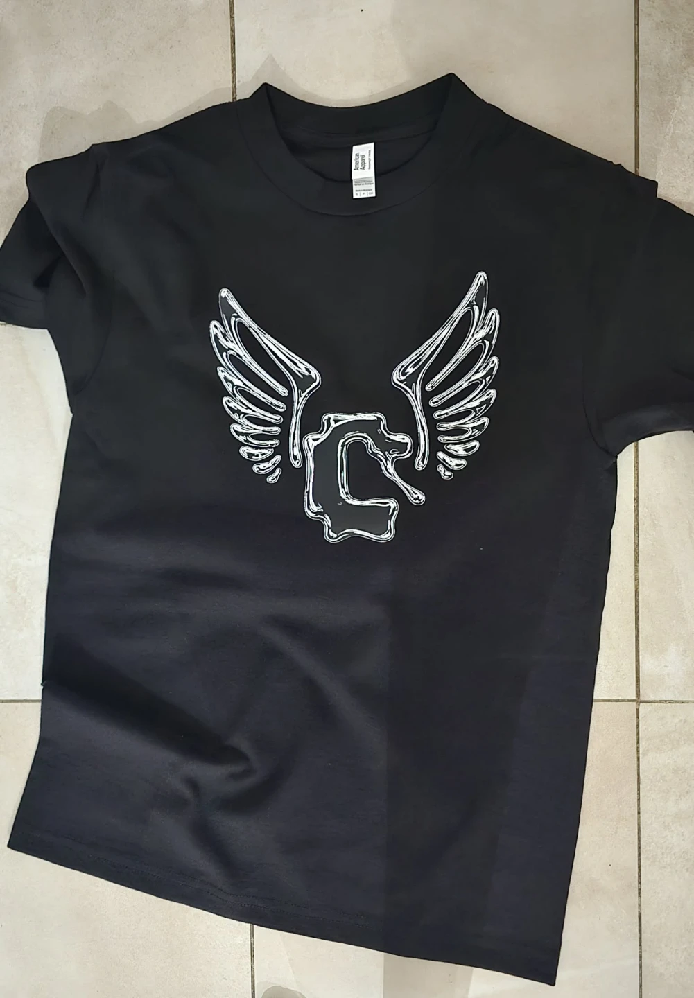 C.A.S.H Clothing  Black liquid T-Shirt limited