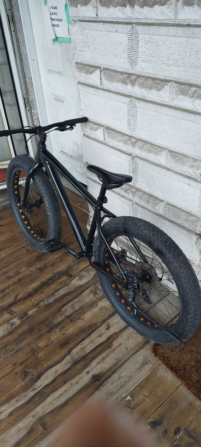 Black Fat Tire Bicycle