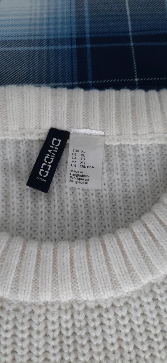 Divided H&M White Knit Vest - photo 2
