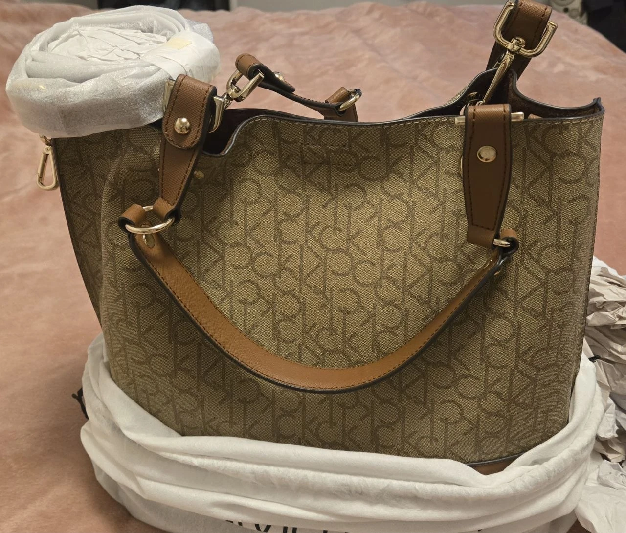 Calvin Klein monogram handbag